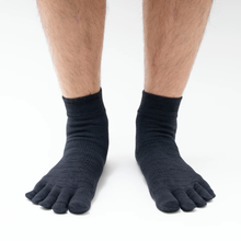 画像をギャラリービューアに読み込む, YUBI SOCKS Toe Socks Quarter Crew Axio Wool