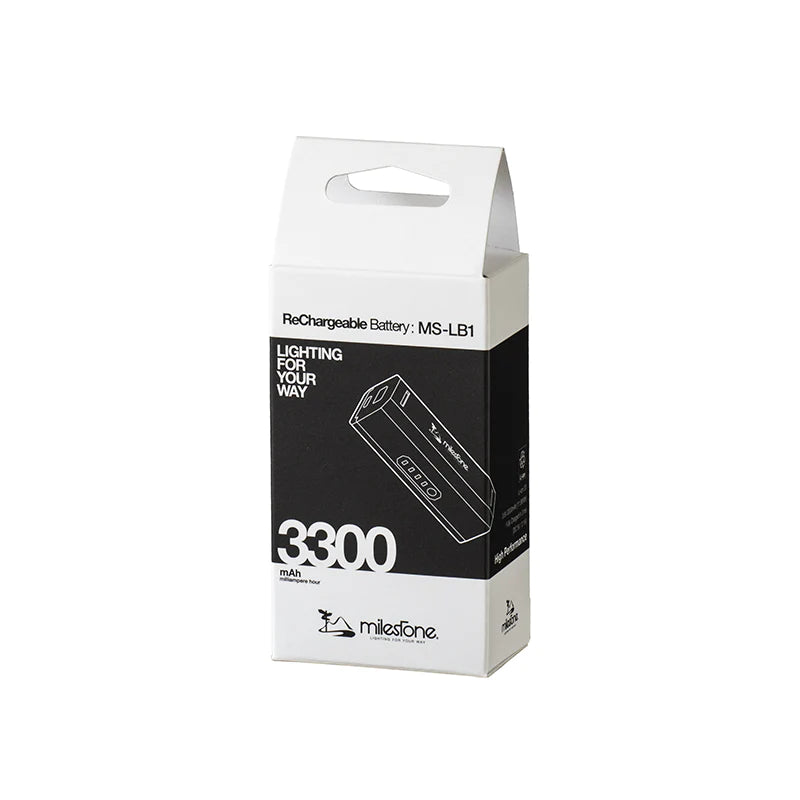 MILESTONE ヘッドランプ トレイルマスター用スペアバッテリー MS MILESTONE ヘッドランプ トレイルマスター用スペアバッテリー MS